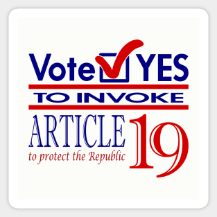 Article 19 Sticker